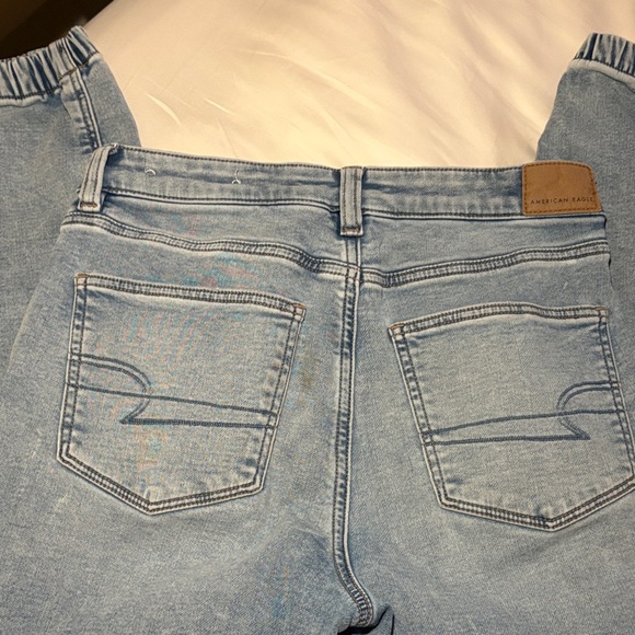American Eagle Outfitters Women's Sky Blue High Rise Jeans - Picture 4 of 6